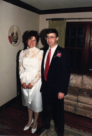 A couple in formal attire