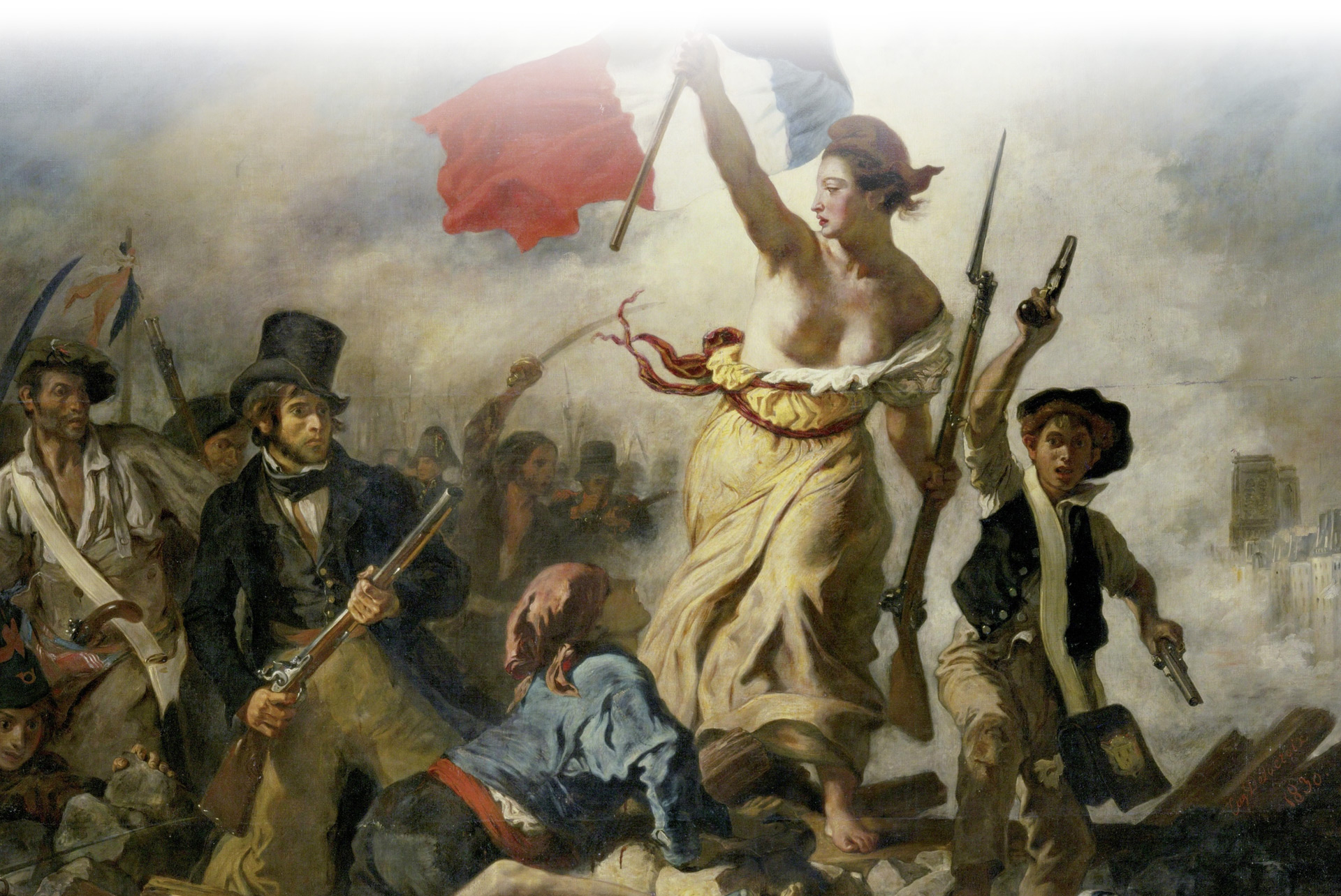 Delacroix painting studied by our History majors