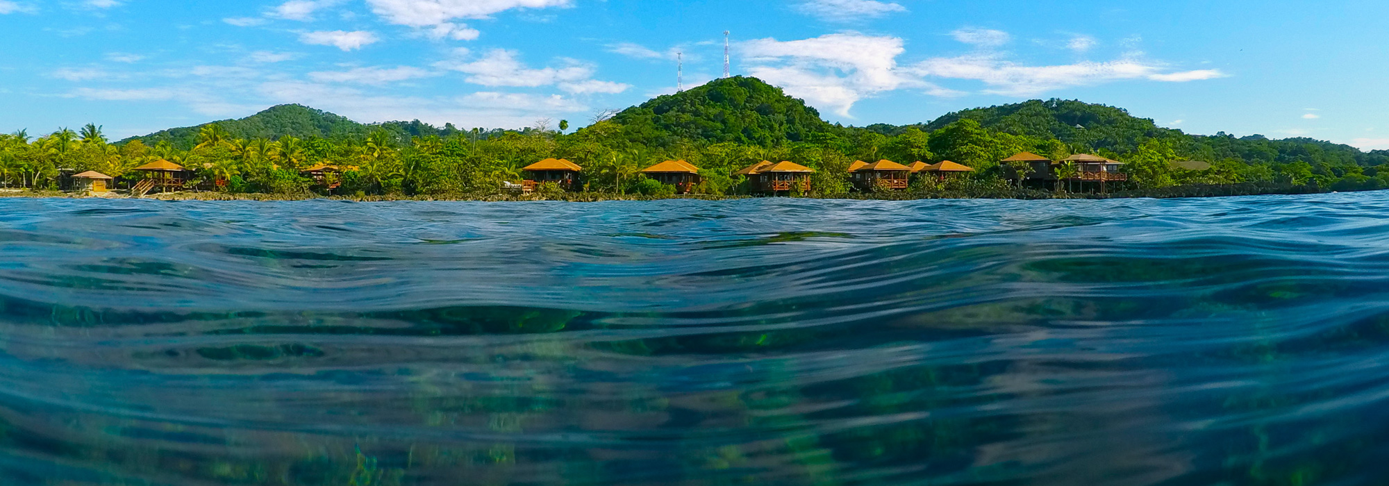Coastal village in Roatan taken during Winter Term trip