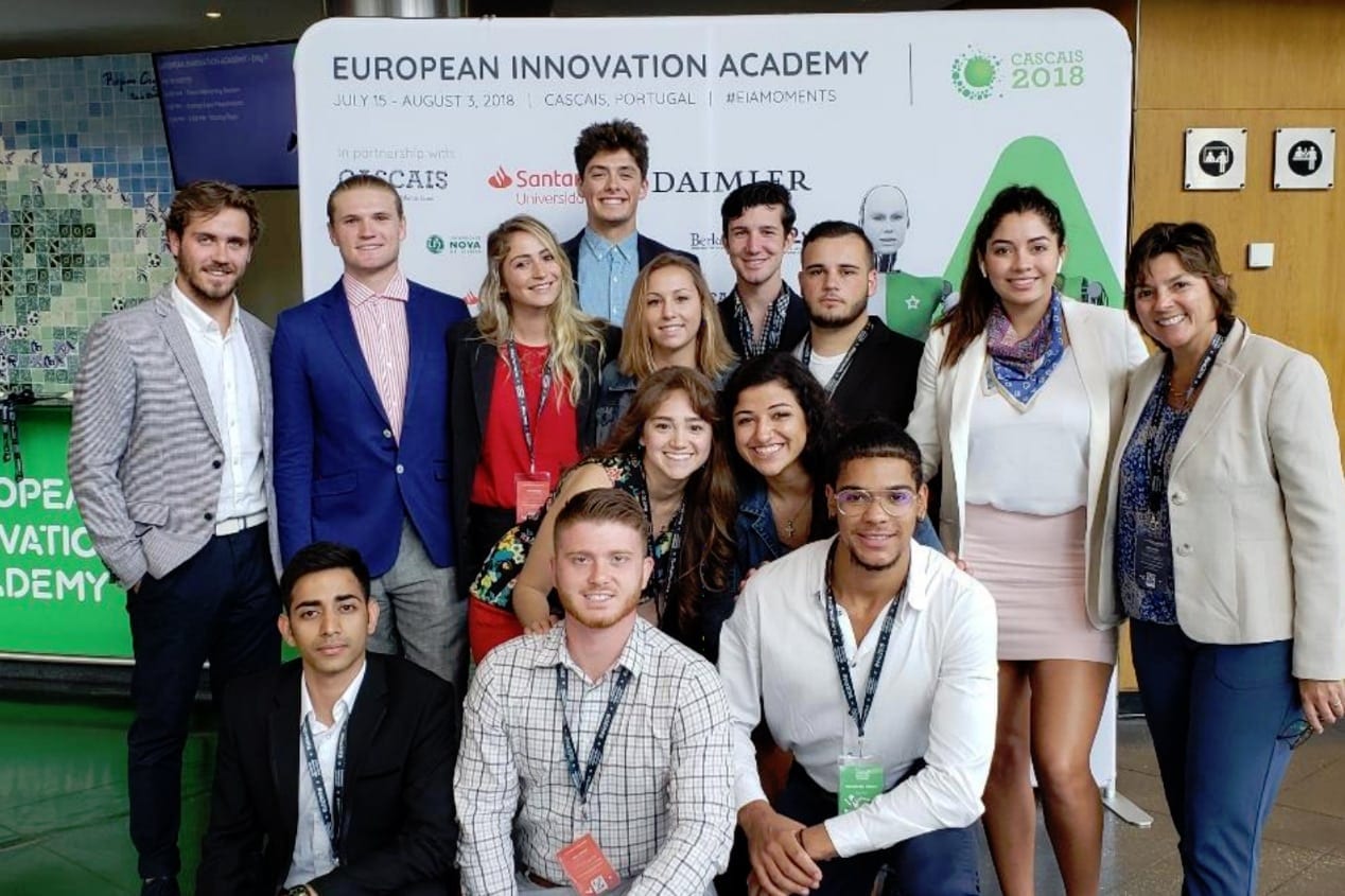 Eckerd students at European Innovation Academy