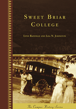 Book cover that reads "Sweet Briar College"