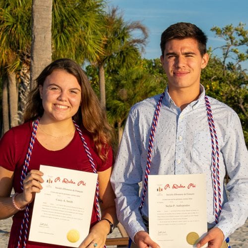 Pi Delta Phi inductees