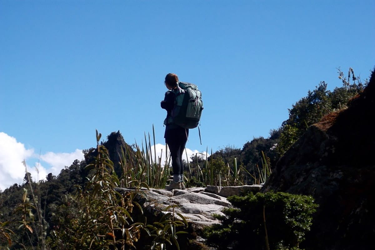 Meghan Cadden hiking