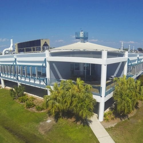 Galbraith Marine Science Laboratory aerial view