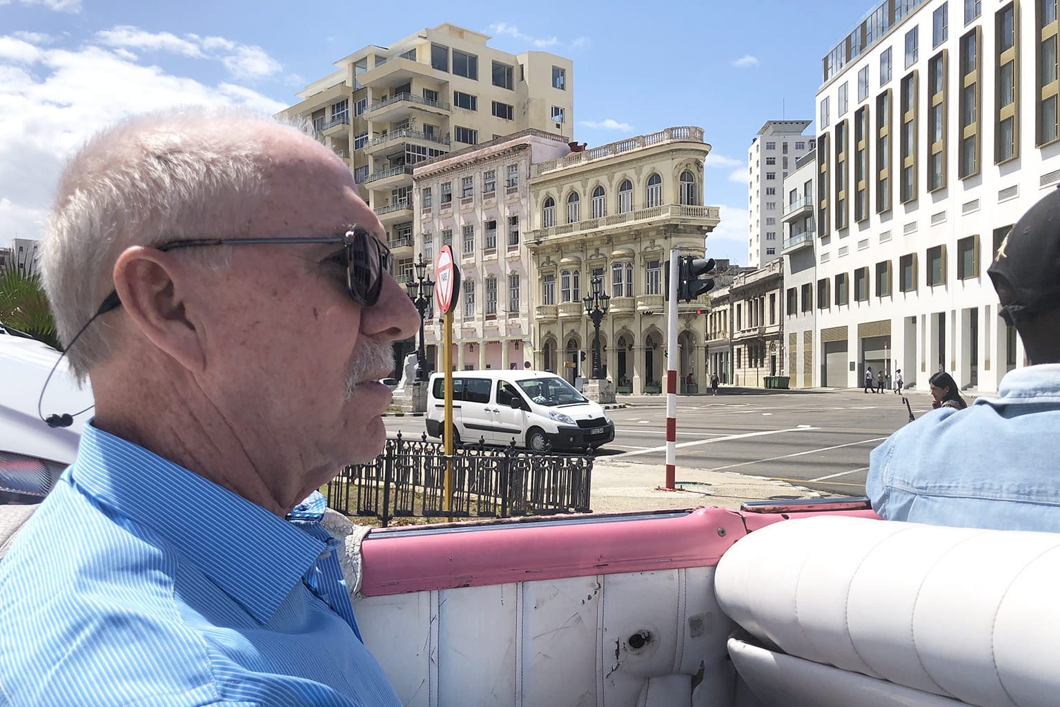 Dr. Brooks travels through Havana on a research trip