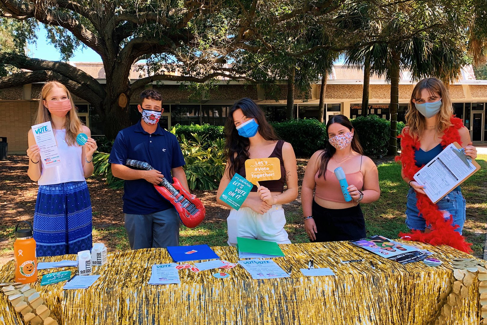 PIRG student members at Eckerd College