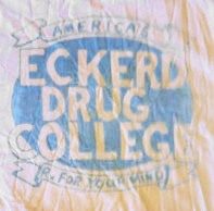 T-shirt with text "Eckerd Drug College"
