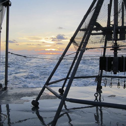 Research vessel on the Gulf of Mexico