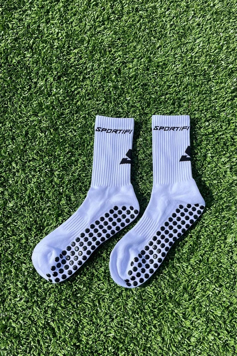 Socks lying on turf