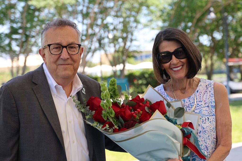 President Jim Annarelli and his wife, Anna