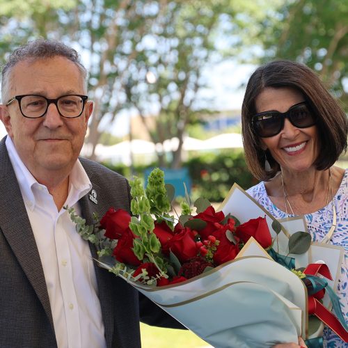 President Jim Annarelli and his wife, Anna