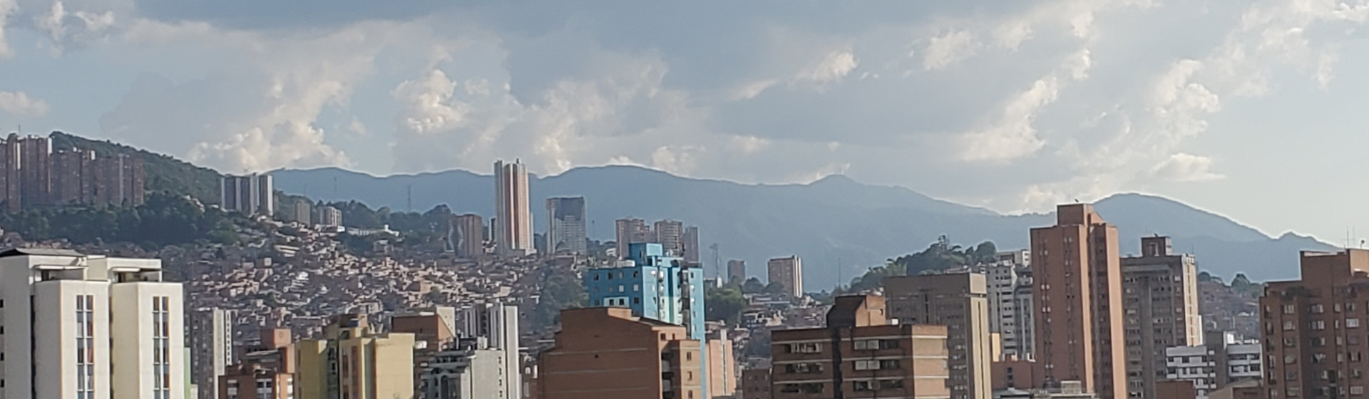 Columbian city skyline