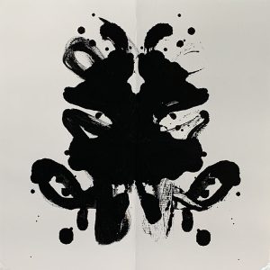 Carol Komater - Rorschach I, acrylic on canvas