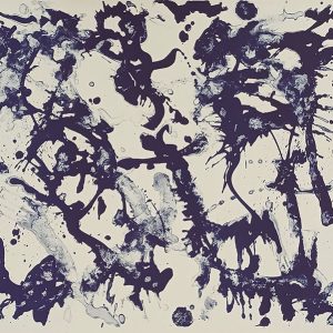Lee Krasner - Blue Stone, lithograph (1969)
