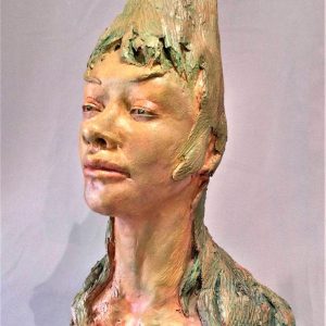 Kyu Yamamoto - Life with Tree, ceramic sculpture
