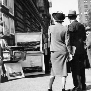 William Kennedy, Street scene in Greenwich, c. 1940