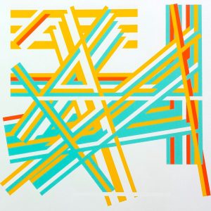 Kenneth Martin, Chance and Order IV, screenprint, 1972