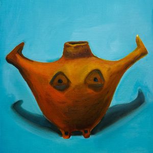 Aimee Jones, 'Minoan Vessel', oil on paper, 2026