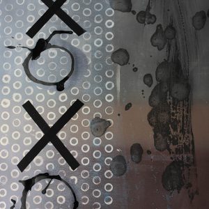 Emily Rideout '05. 'XOXO', monotype, 2015 Emily Rideout '05. 'XOXO', monotype, 2015