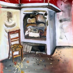 Aimee Jones, 'Ruin Still Life' oil on paper, 2026