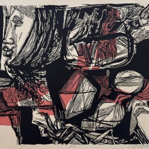 Hans Otto Orlowski. 'Mädchen im Herbst', woodcut, 1957 Hans Otto Orlowski. 'Mädchen im Herbst', woodcut, 1957