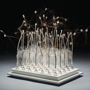 Susan Sanders '69. untitled, plastic, copper wire, fabric, and hair, n.d. Susan Sanders '69. untitled, plastic, copper wire, fabric, and hair, n.d.