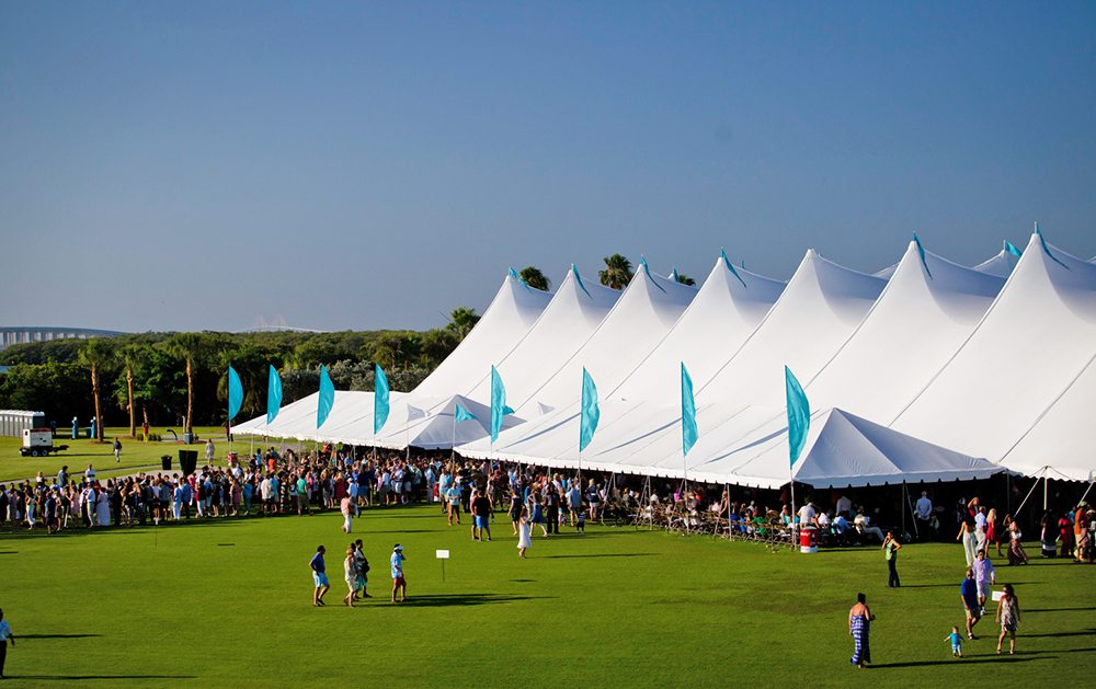 Commencement tent