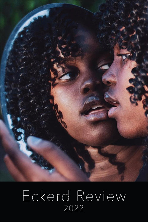 Student looking at reflection in mirror