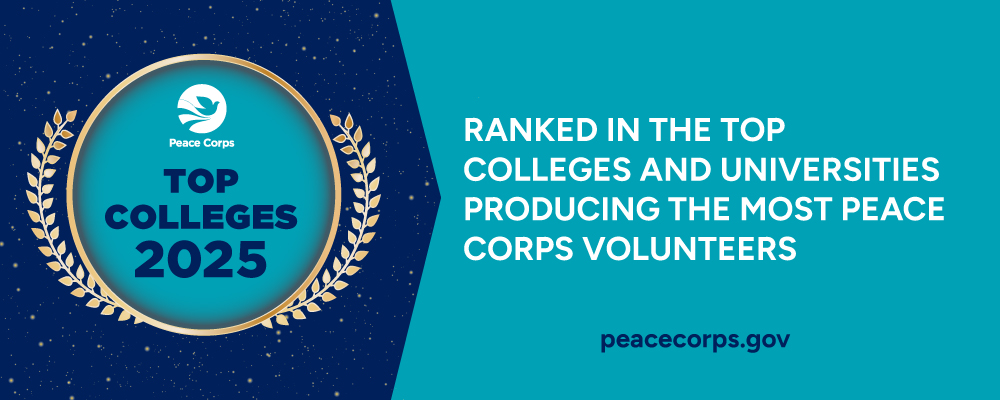 Top Colleges 2025 - Ranked in the top colleges and universities producing the most peace corps volunteers