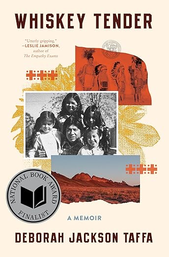 Book cover that reads WHISKEY TENDER by Deborah Jackson Taffa
